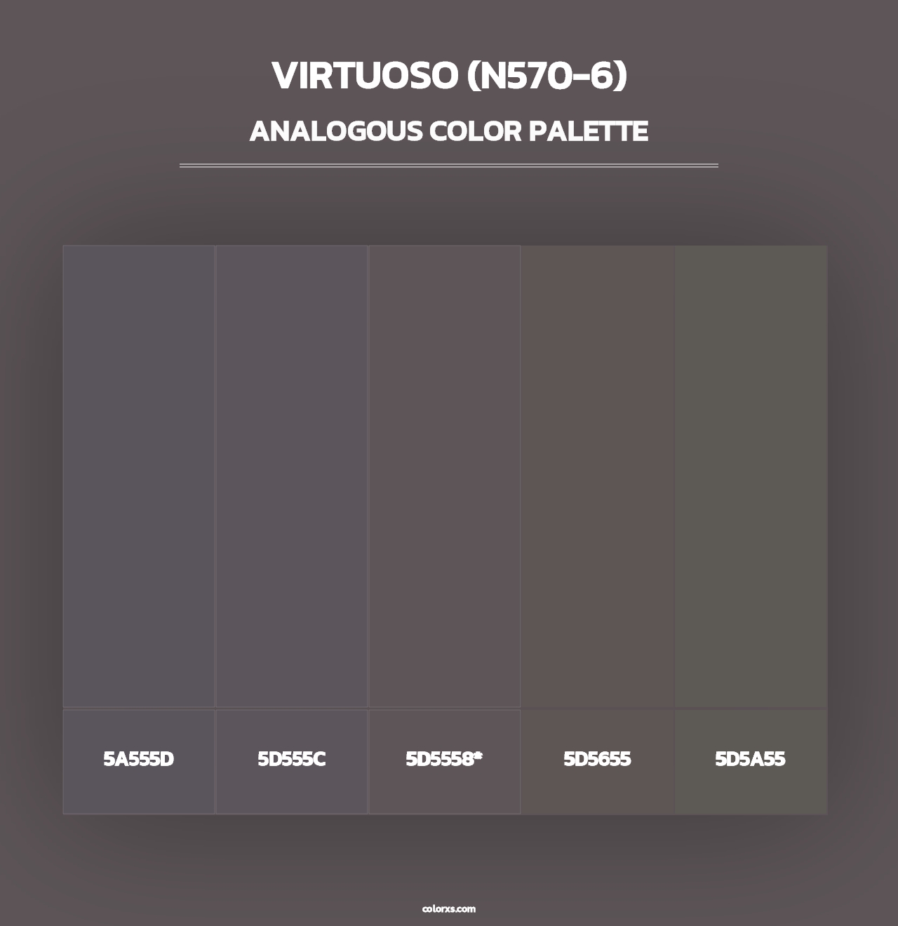 Virtuoso (N570-6) - Analogous Color Palette