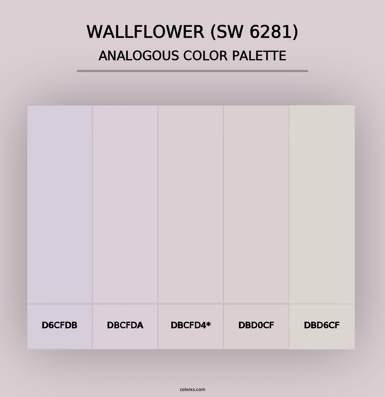 Wallflower (SW 6281) - Analogous Color Palette