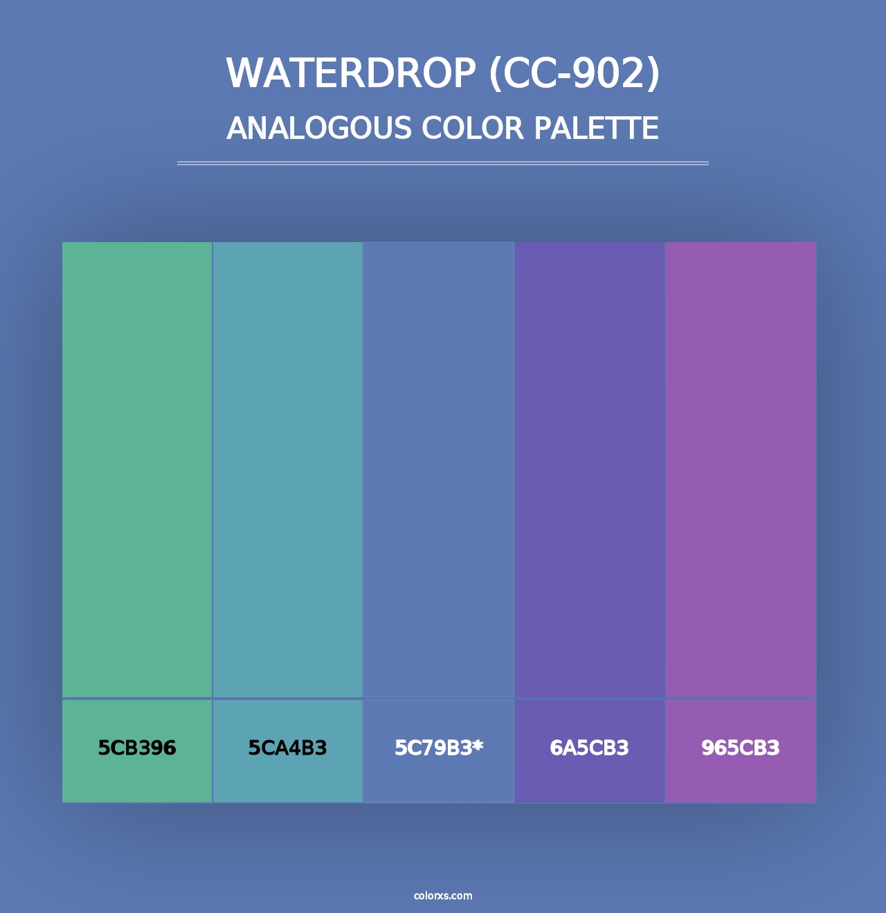 Waterdrop (CC-902) - Analogous Color Palette