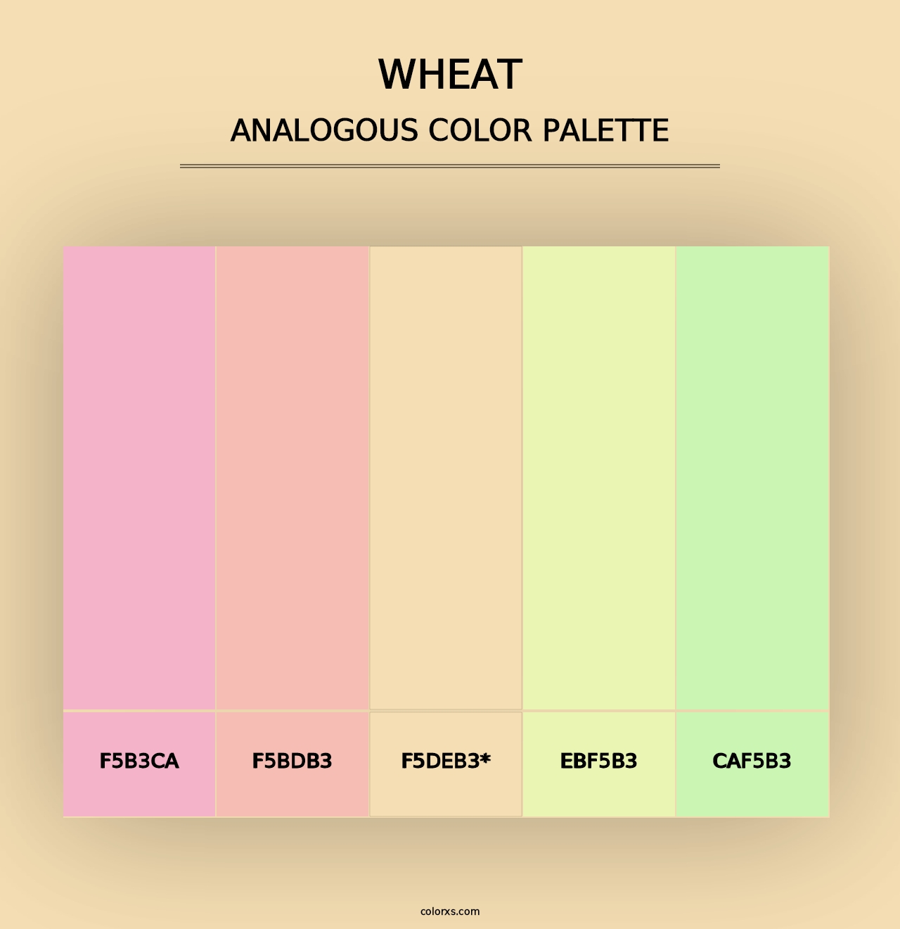 Wheat - Analogous Color Palette