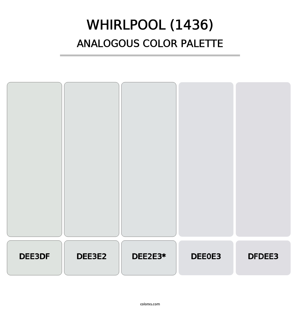 Whirlpool (1436) - Analogous Color Palette