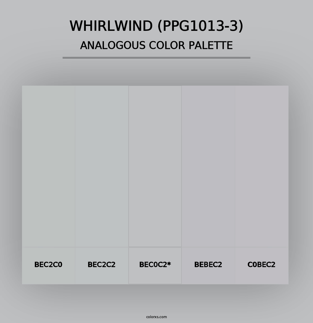 Whirlwind (PPG1013-3) - Analogous Color Palette