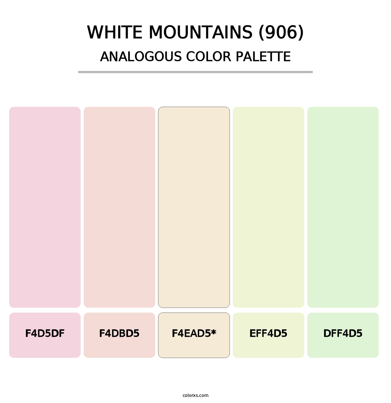 White Mountains (906) - Analogous Color Palette