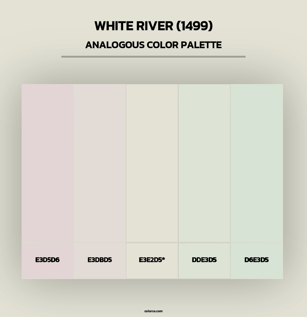 White River (1499) - Analogous Color Palette