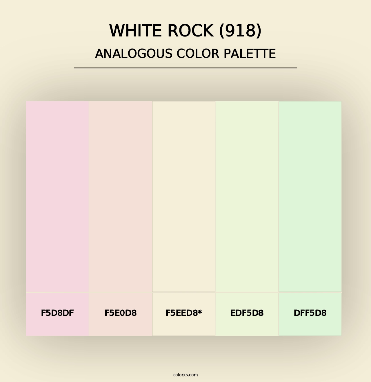 White Rock (918) - Analogous Color Palette