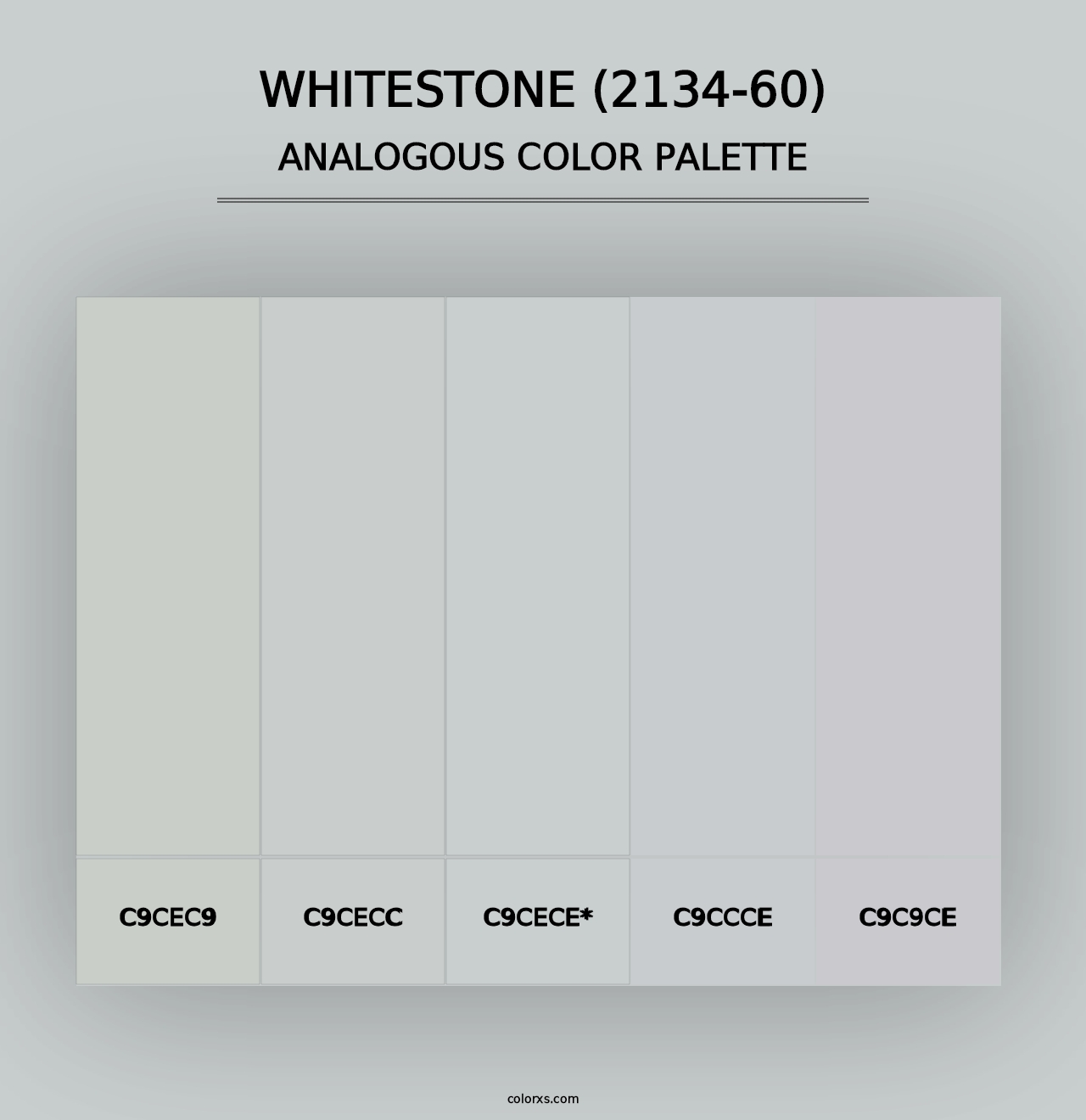 Whitestone (2134-60) - Analogous Color Palette