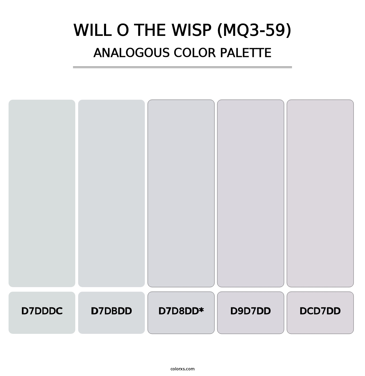 Will O The Wisp (MQ3-59) - Analogous Color Palette