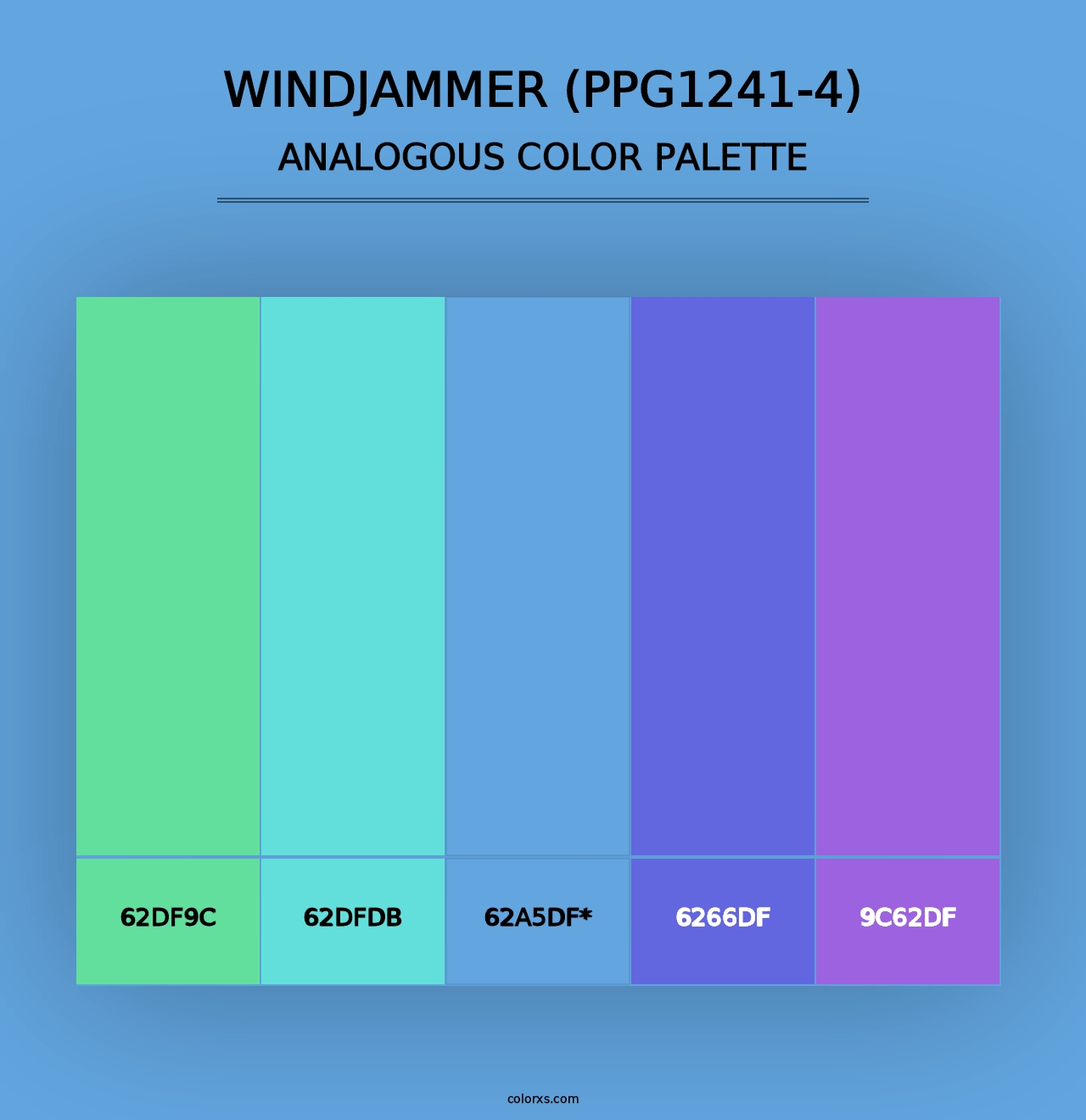 Windjammer (PPG1241-4) - Analogous Color Palette