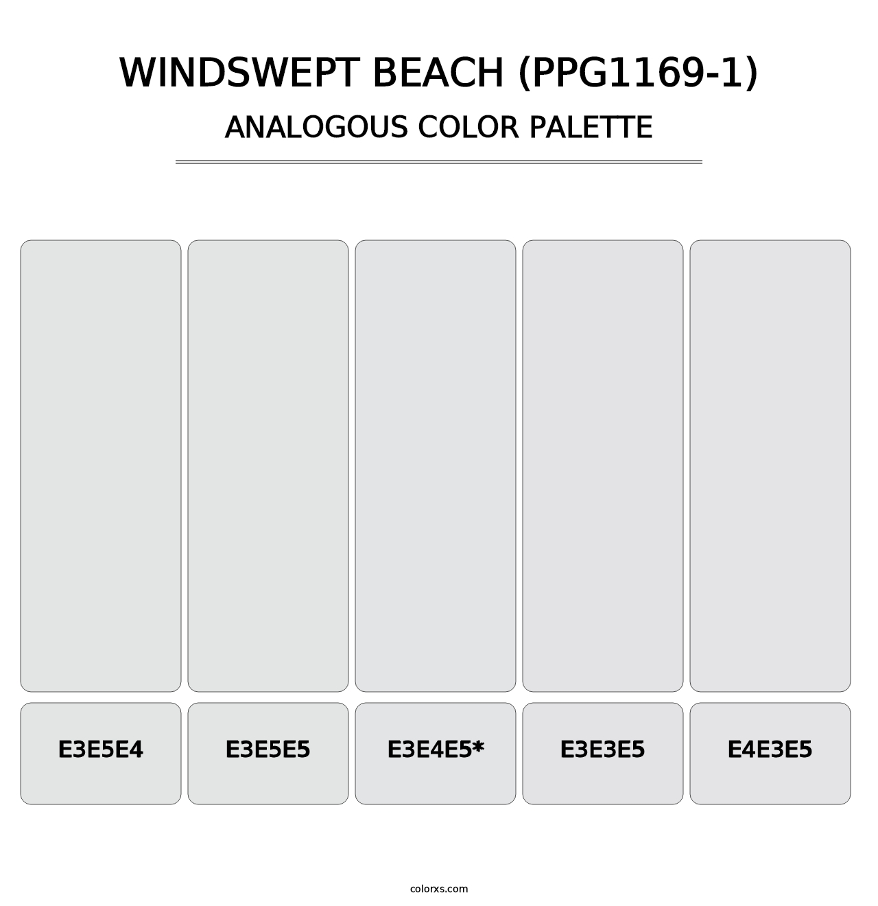 Windswept Beach (PPG1169-1) - Analogous Color Palette