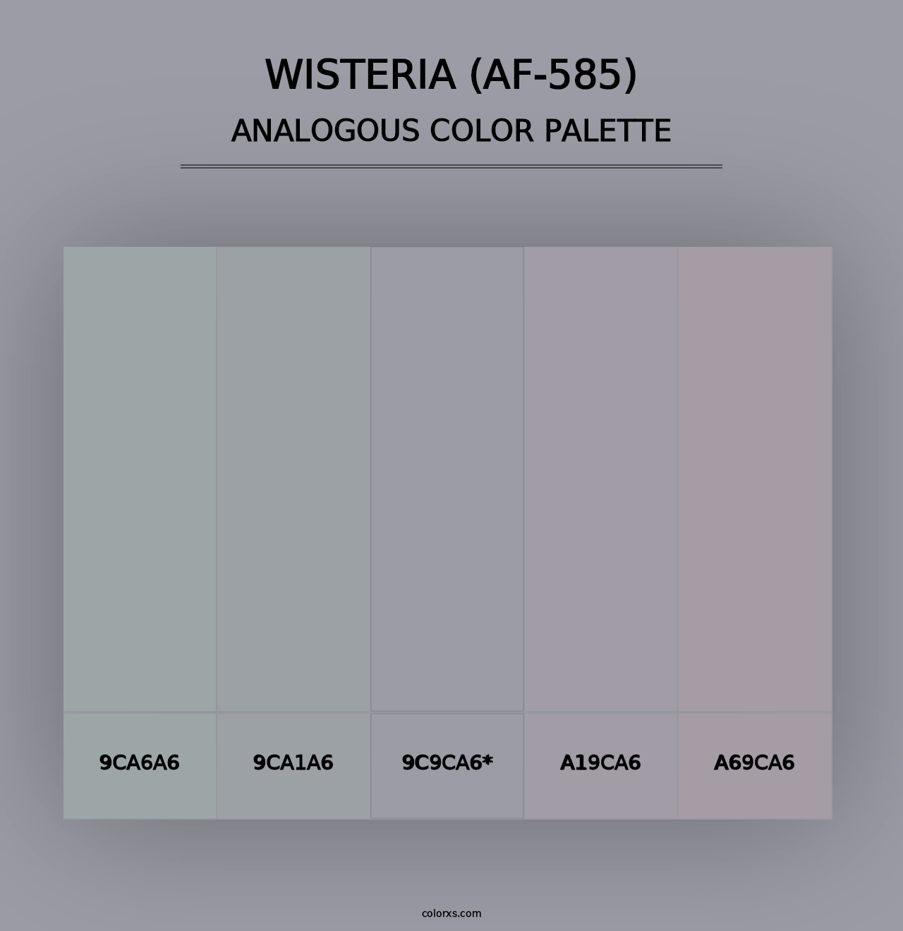 Wisteria (AF-585) - Analogous Color Palette