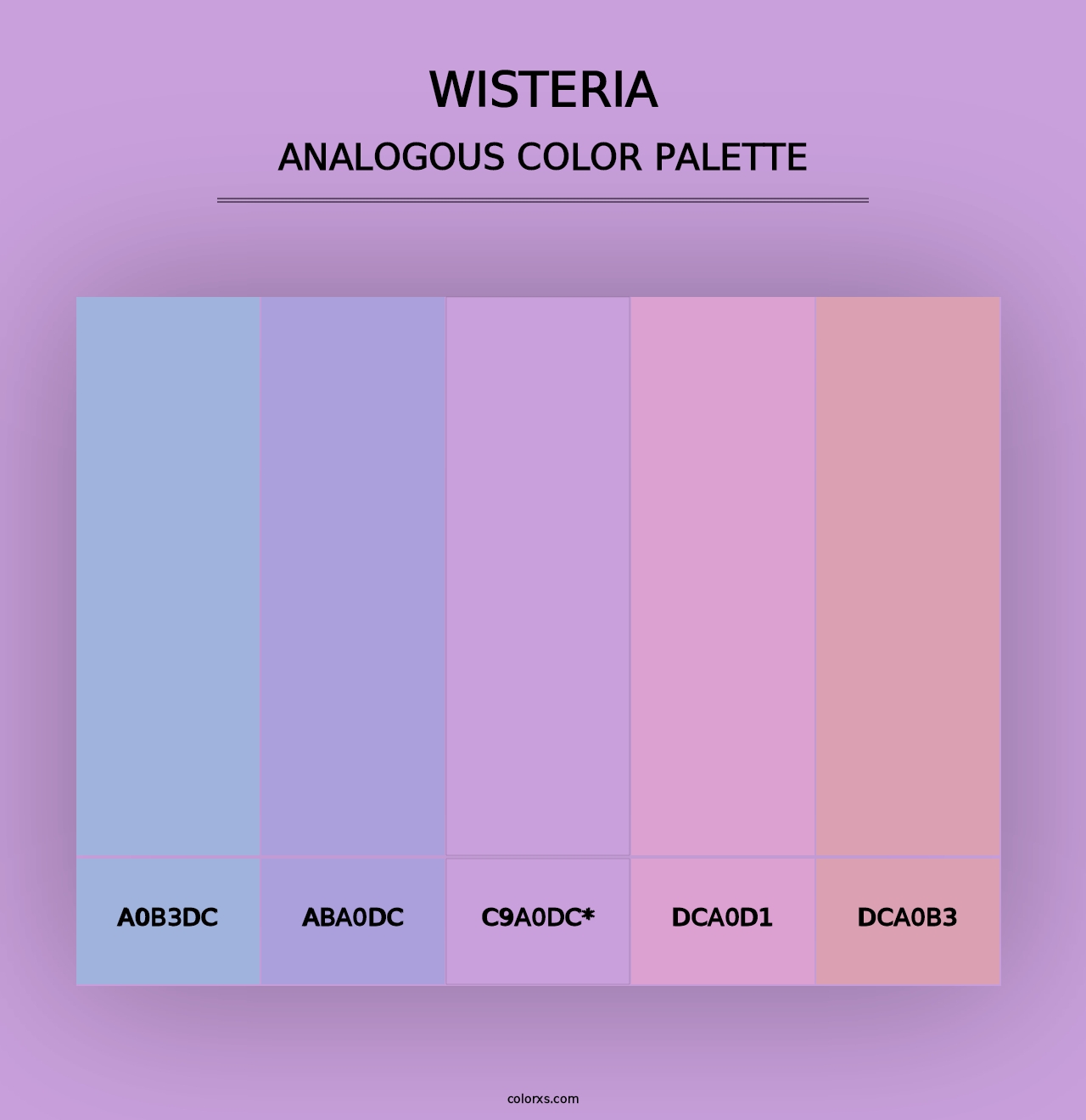 Wisteria - Analogous Color Palette