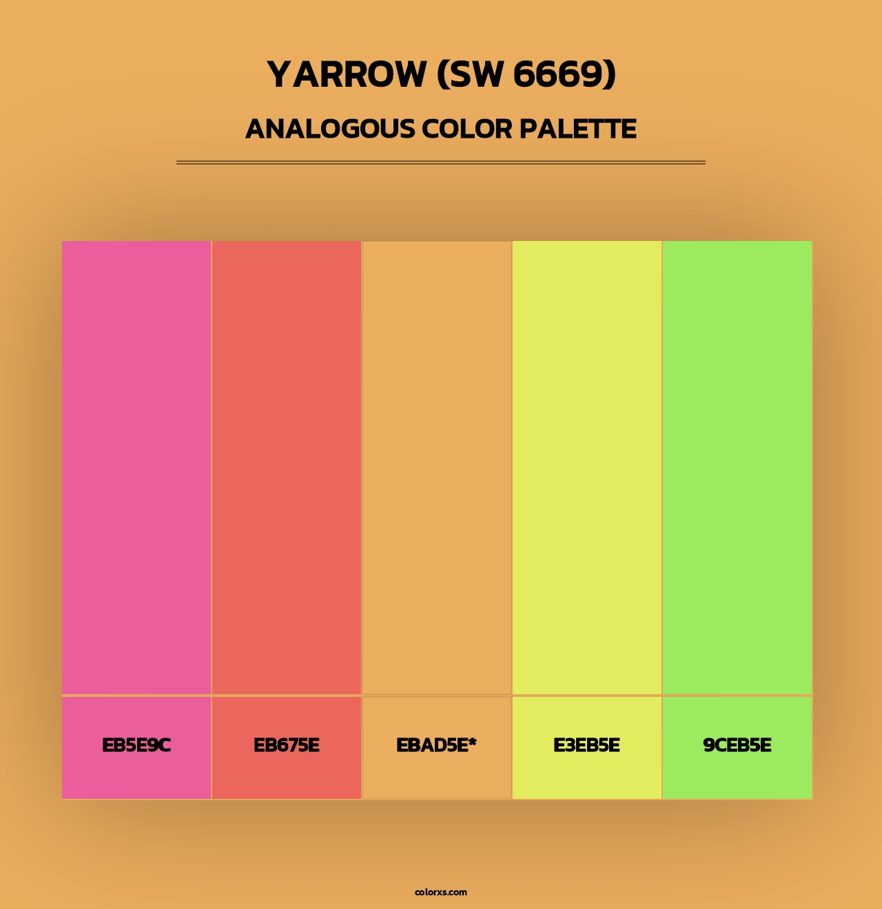 Yarrow (SW 6669) - Analogous Color Palette