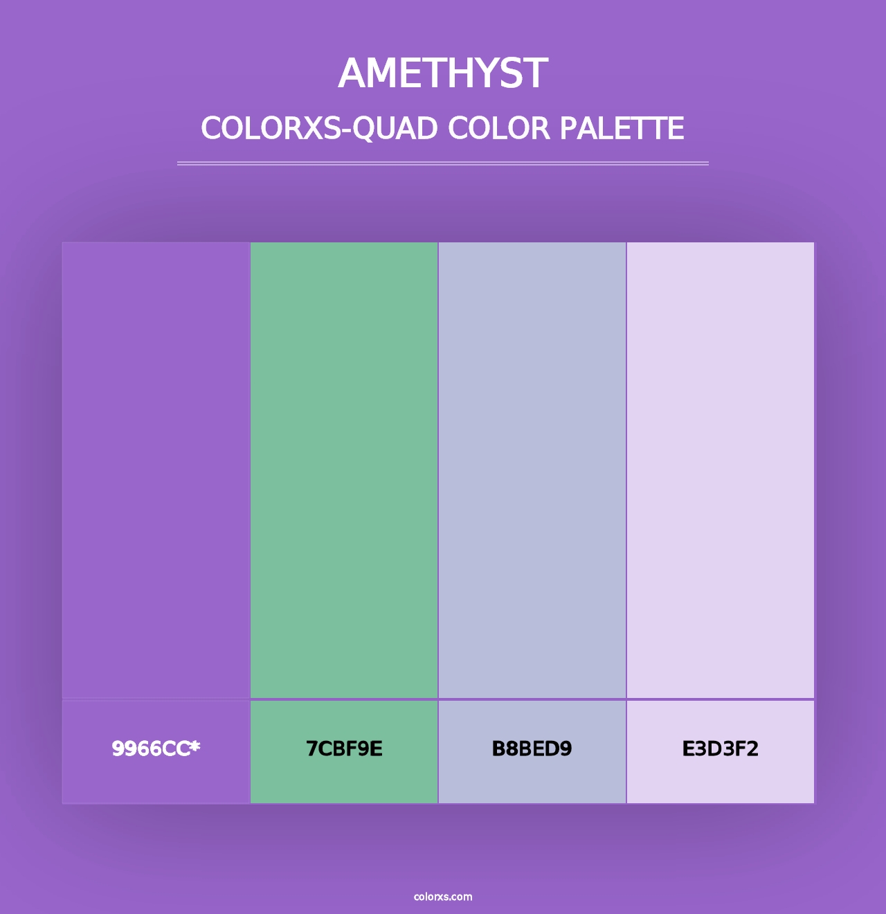 Amethyst - Colorxs Quad Palette