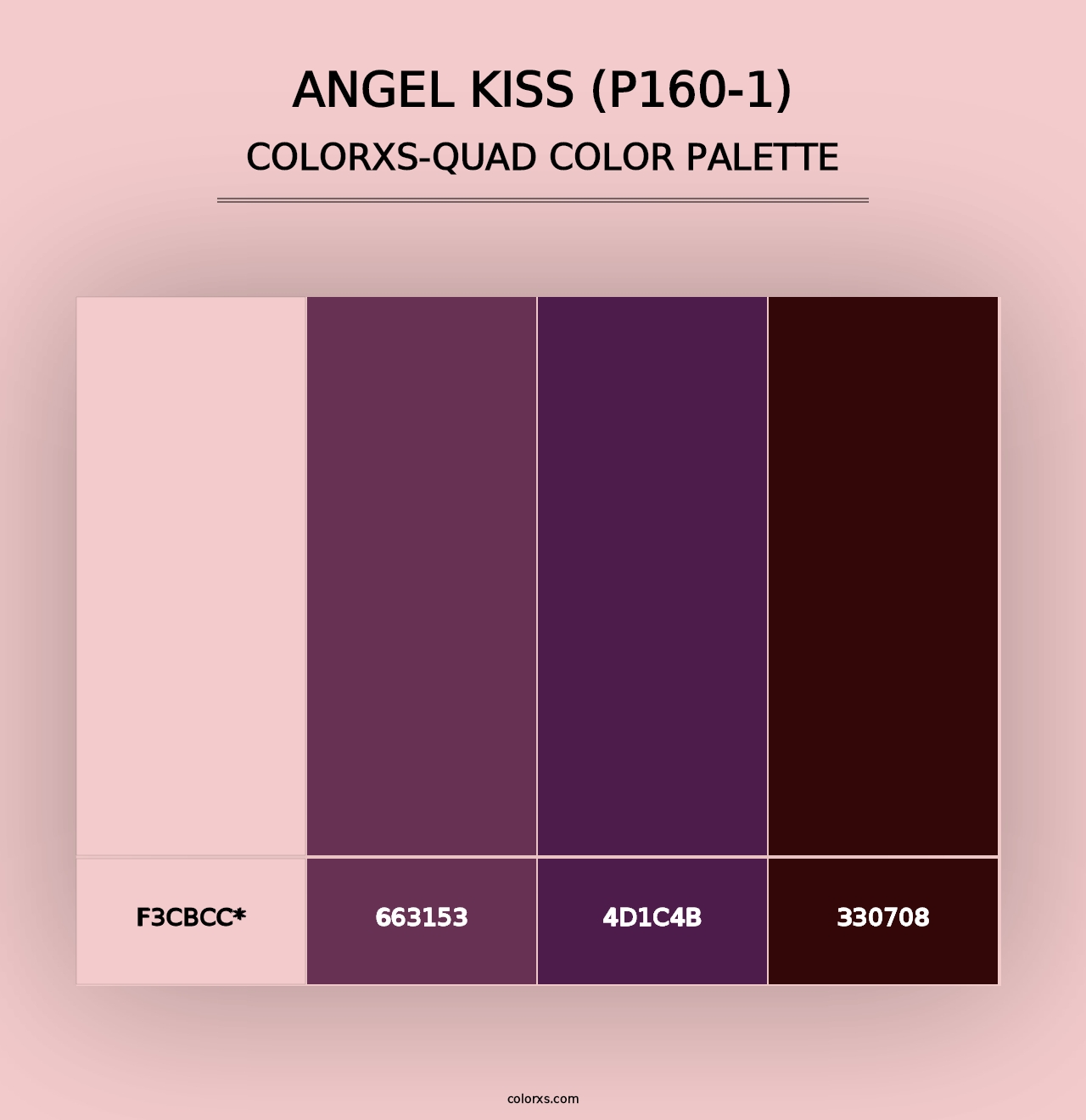 Angel Kiss (P160-1) - Colorxs Quad Palette