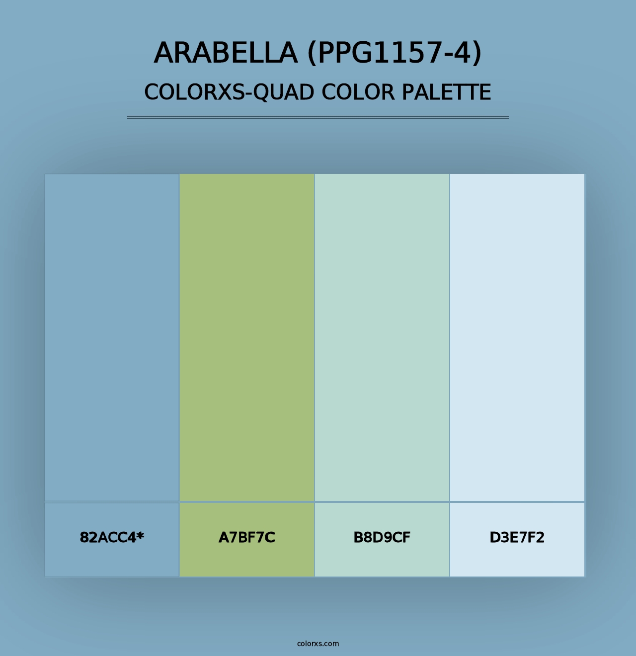 Arabella (PPG1157-4) - Colorxs Quad Palette