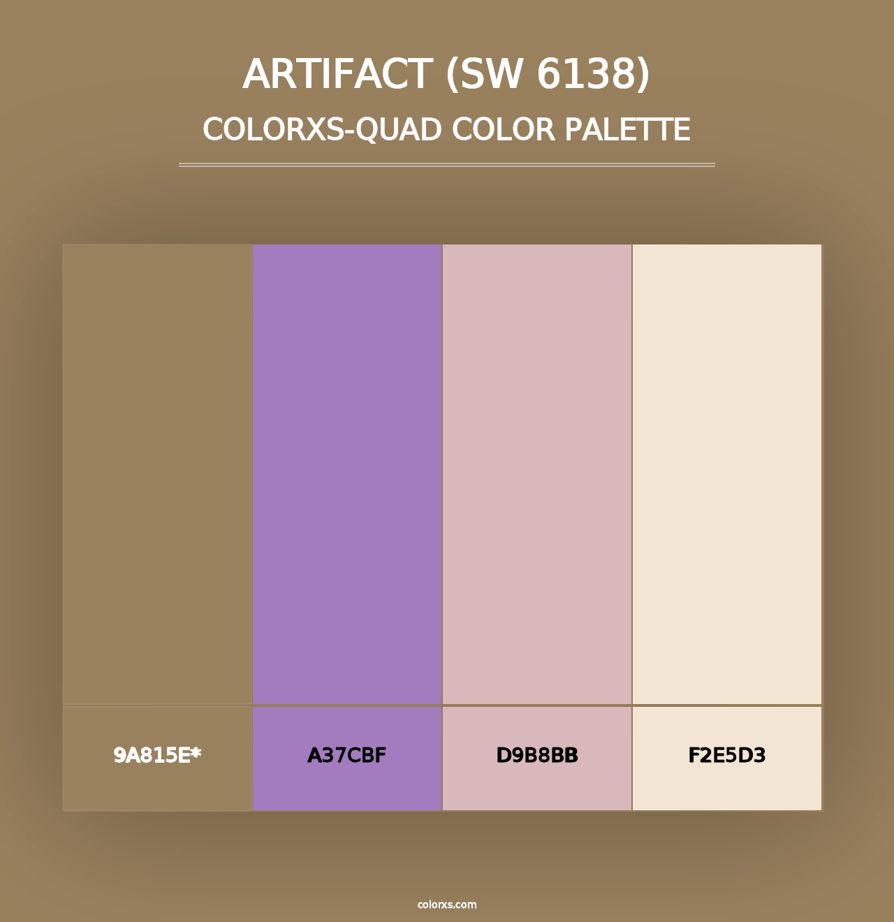 Artifact (SW 6138) - Colorxs Quad Palette