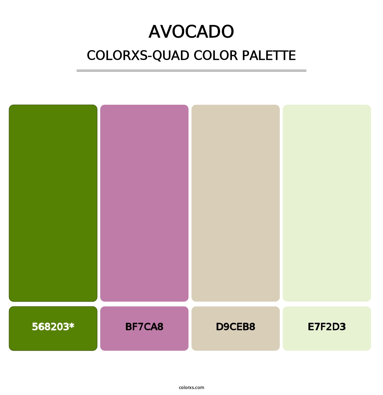 Avocado - Colorxs Quad Palette