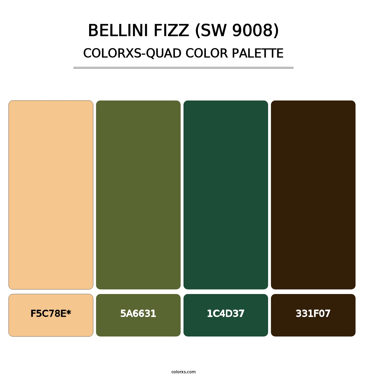 Bellini Fizz (SW 9008) - Colorxs Quad Palette