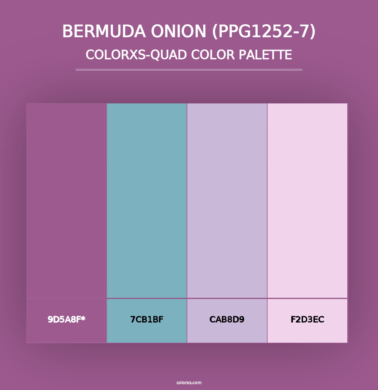 Bermuda Onion (PPG1252-7) - Colorxs Quad Palette