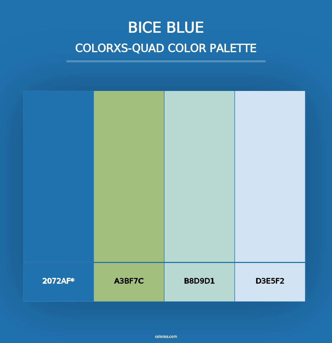 Bice Blue - Colorxs Quad Palette