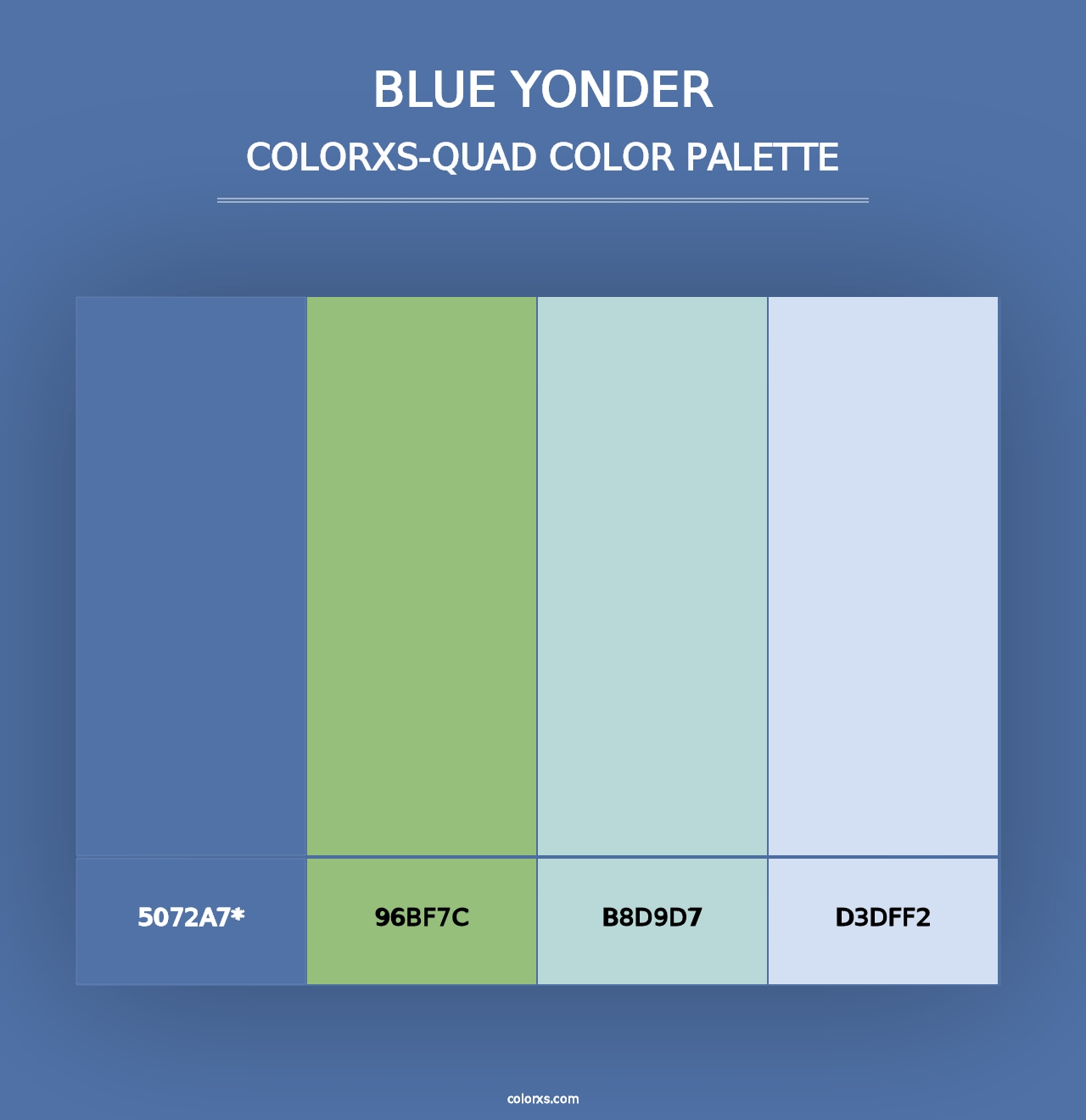 Blue Yonder - Colorxs Quad Palette