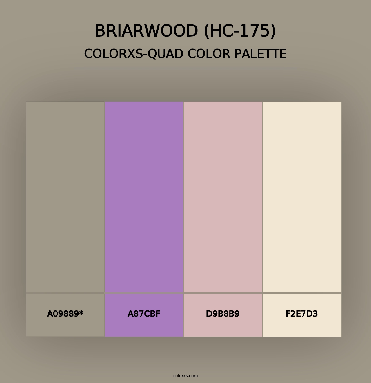 Briarwood (HC-175) - Colorxs Quad Palette