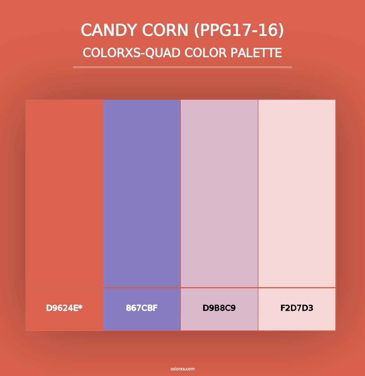 Candy Corn (PPG17-16) - Colorxs Quad Palette