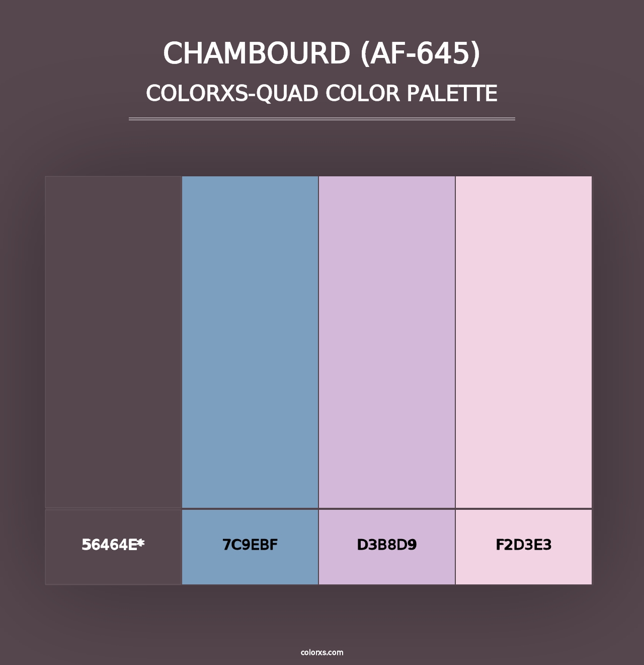 Chambourd (AF-645) - Colorxs Quad Palette