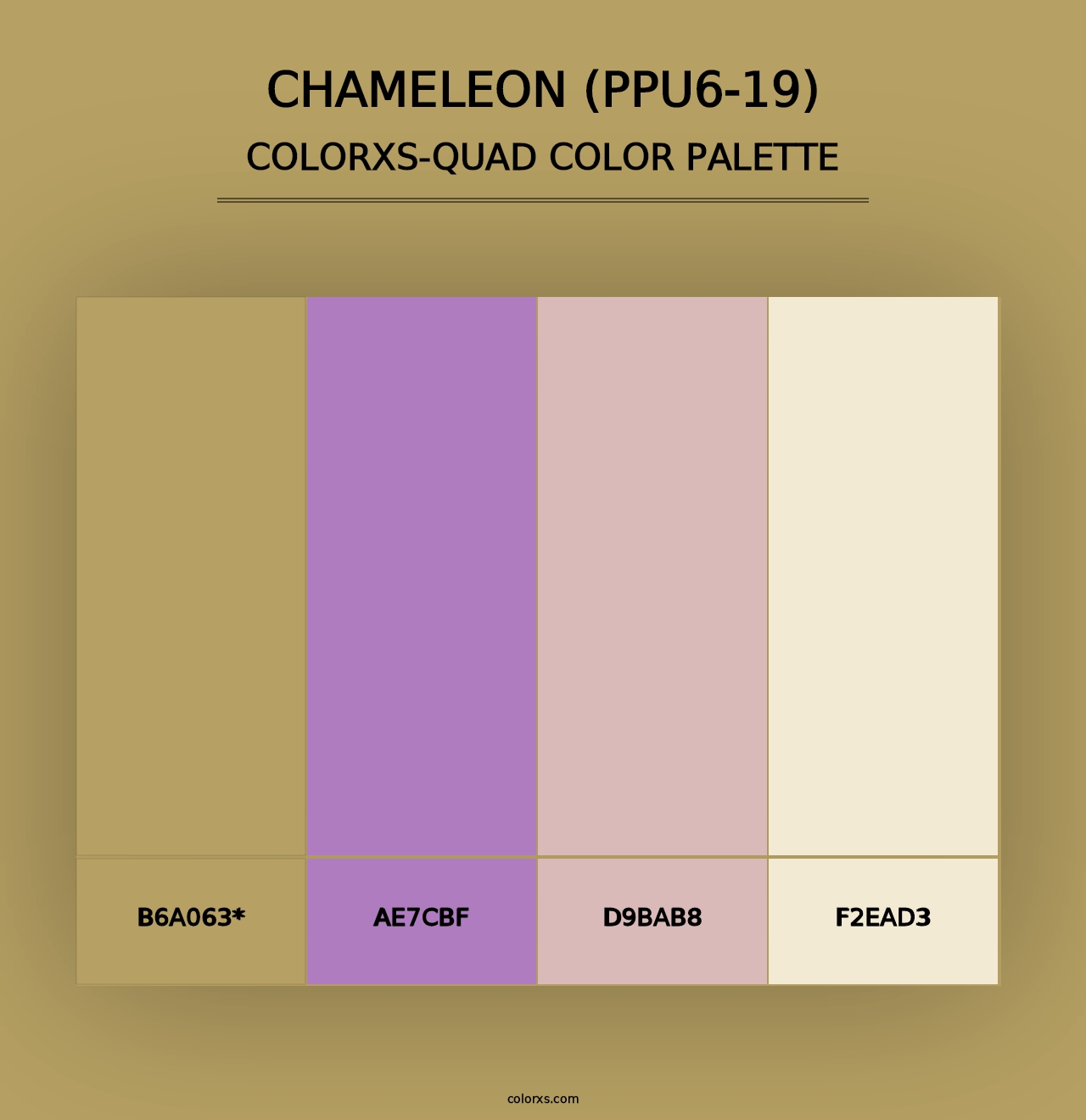 Chameleon (PPU6-19) - Colorxs Quad Palette