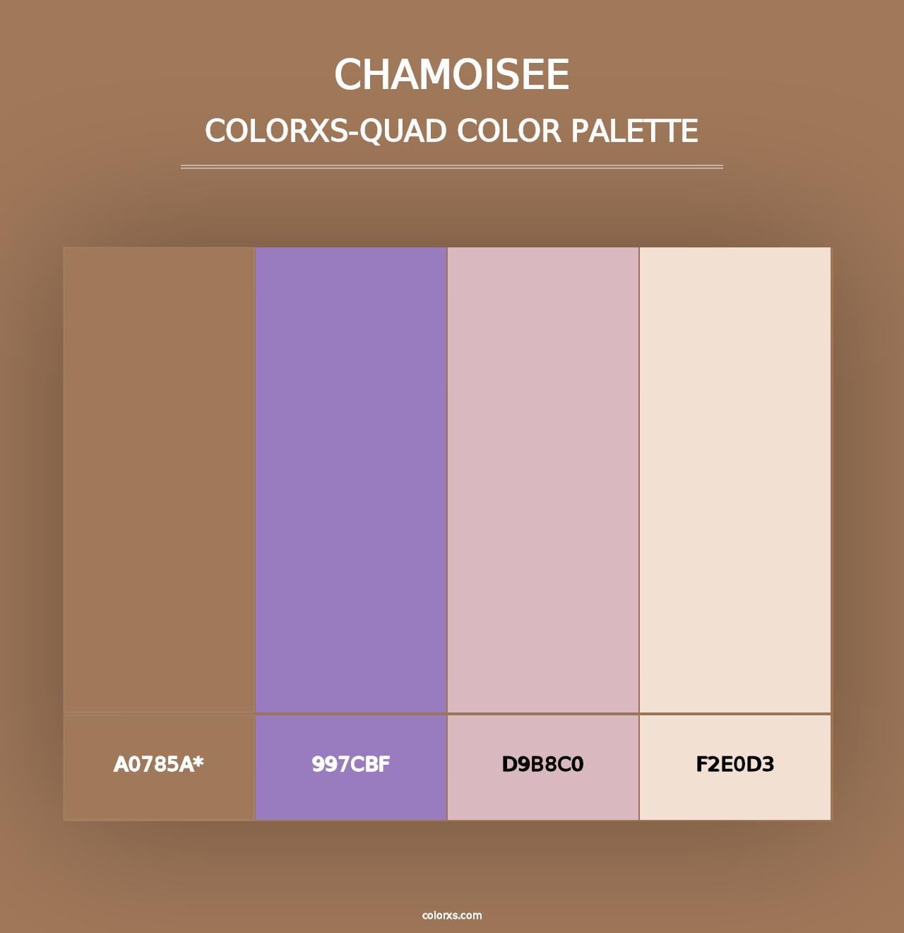 Chamoisee - Colorxs Quad Palette