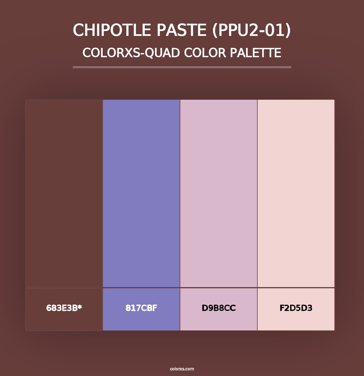 Chipotle Paste (PPU2-01) - Colorxs Quad Palette