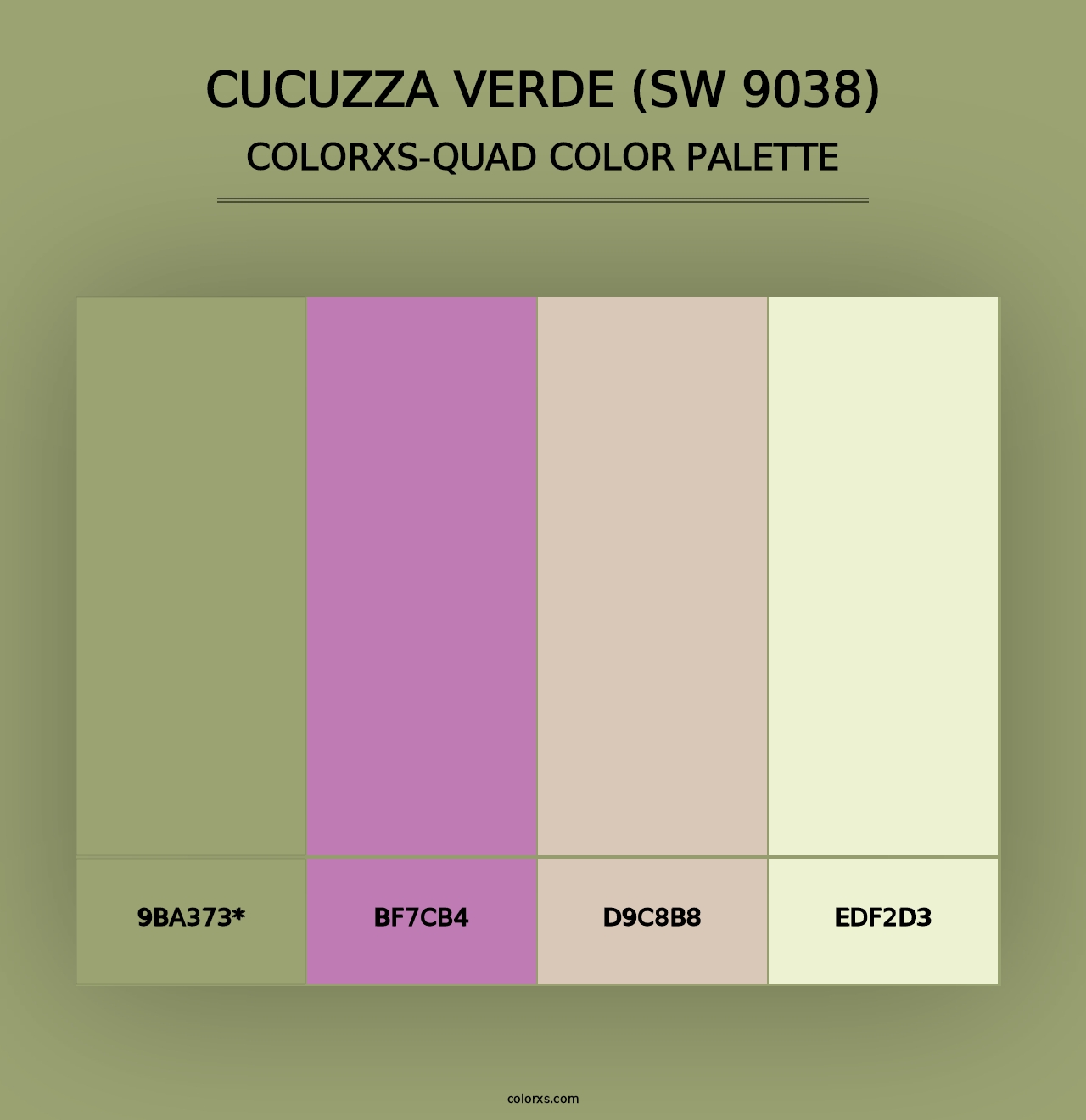 Cucuzza Verde (SW 9038) - Colorxs Quad Palette