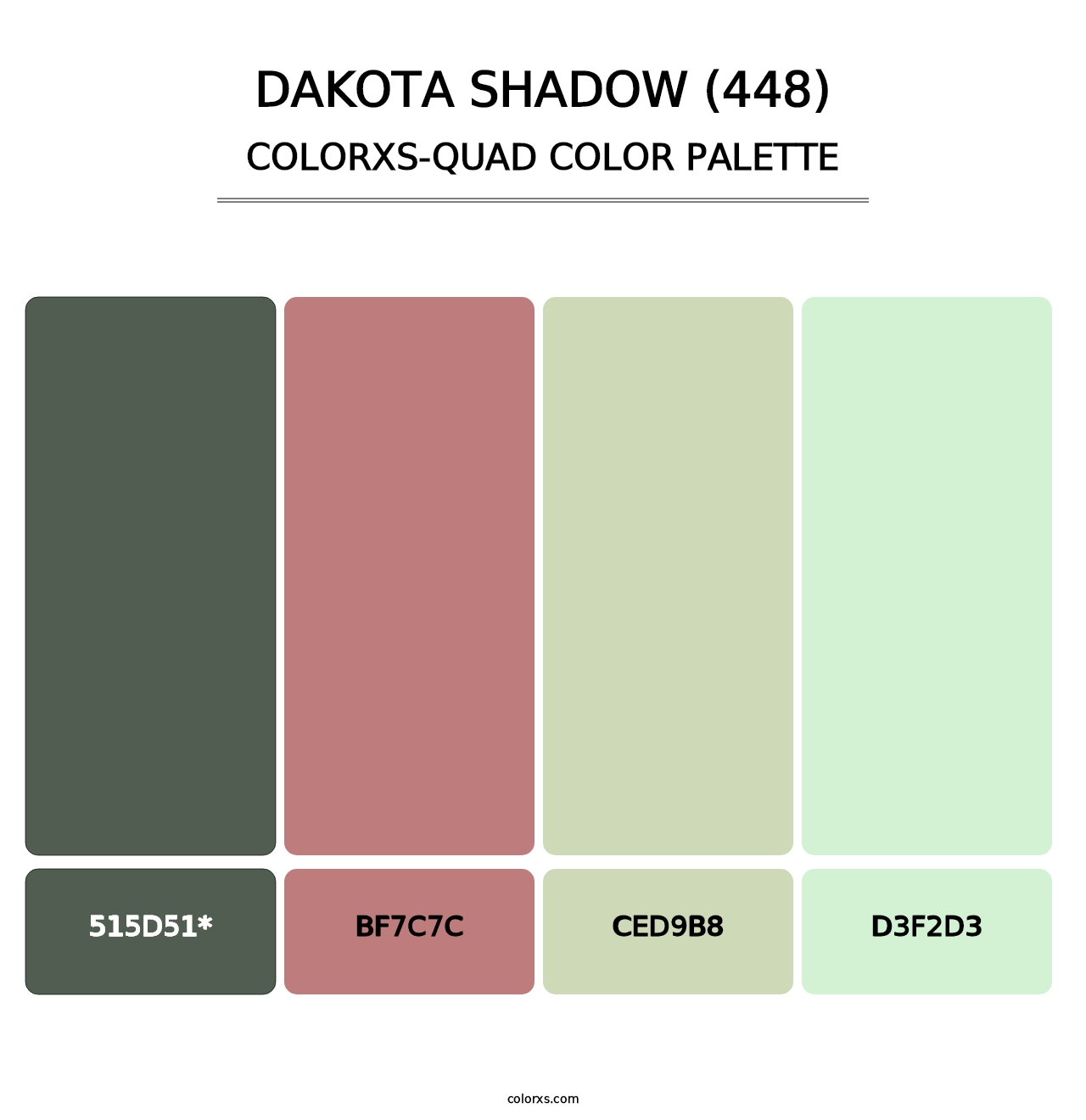 Dakota Shadow (448) - Colorxs Quad Palette