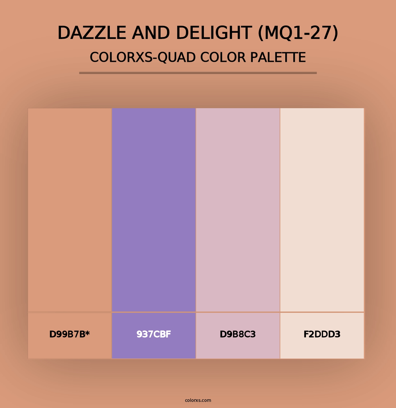 Dazzle And Delight (MQ1-27) - Colorxs Quad Palette