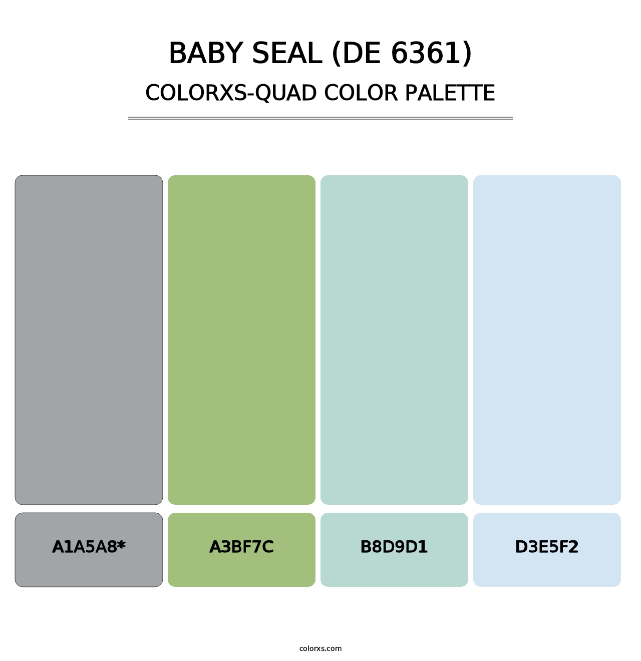 Baby Seal (DE 6361) - Colorxs Quad Palette