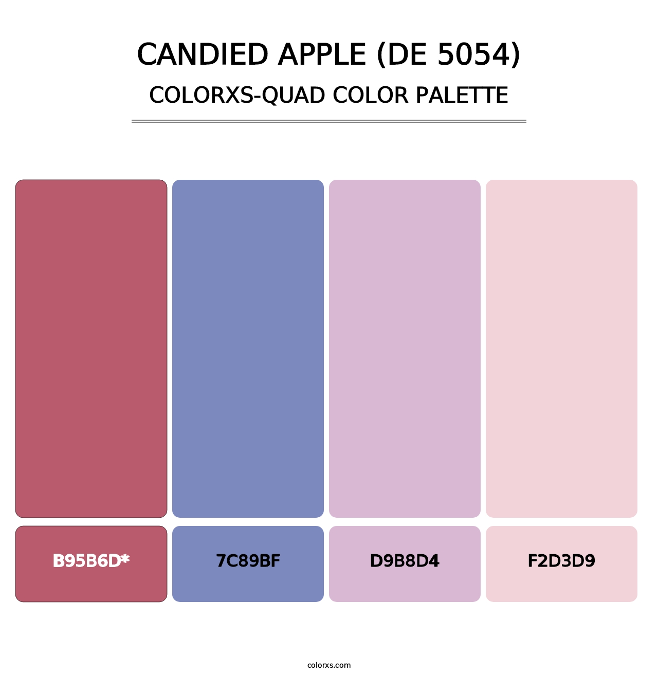 Candied Apple (DE 5054) - Colorxs Quad Palette