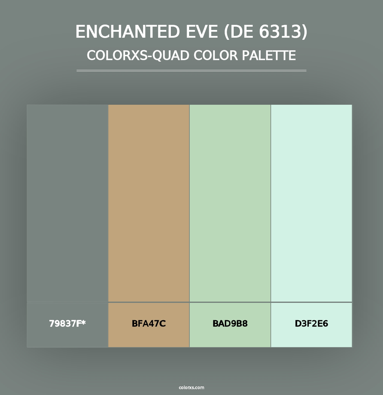 Enchanted Eve (DE 6313) - Colorxs Quad Palette