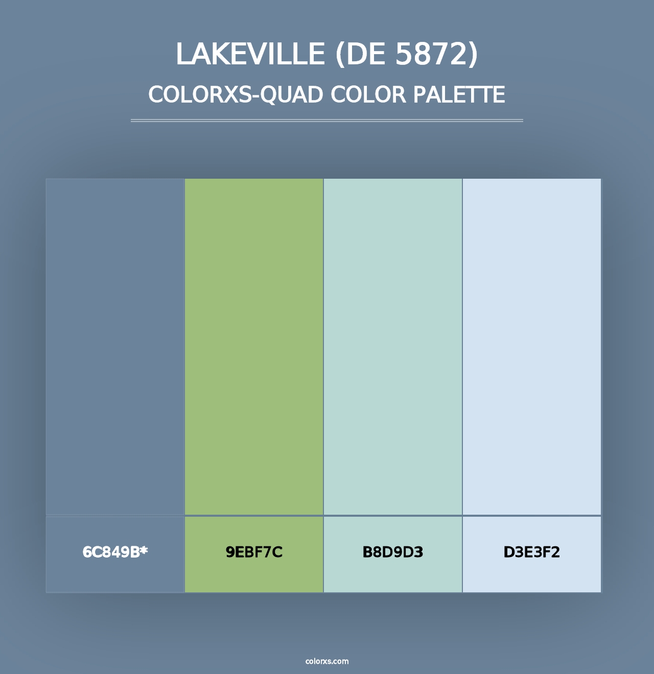 Lakeville (DE 5872) - Colorxs Quad Palette