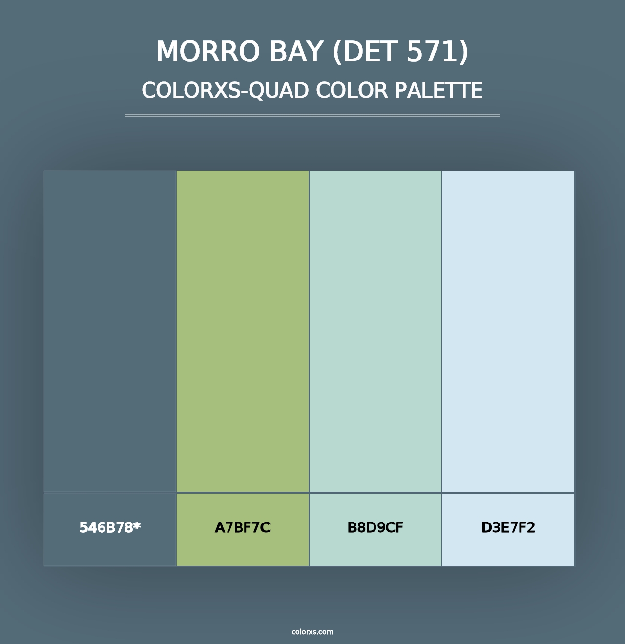 Morro Bay (DET 571) - Colorxs Quad Palette