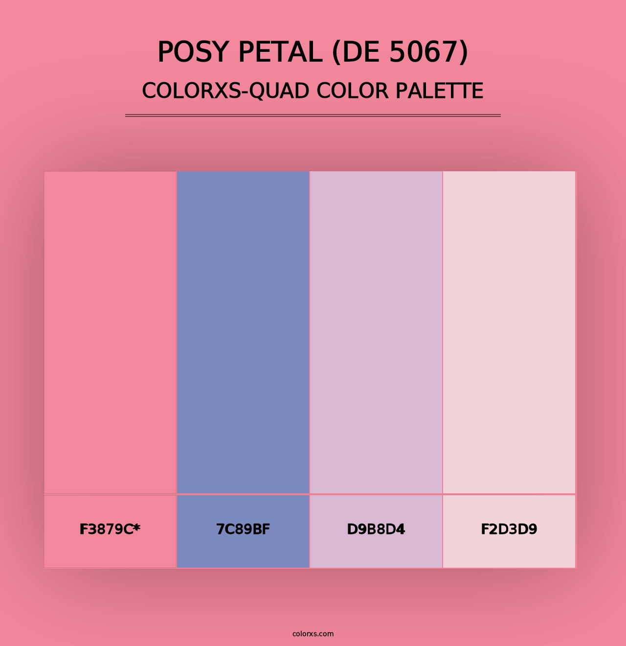 Posy Petal (DE 5067) - Colorxs Quad Palette