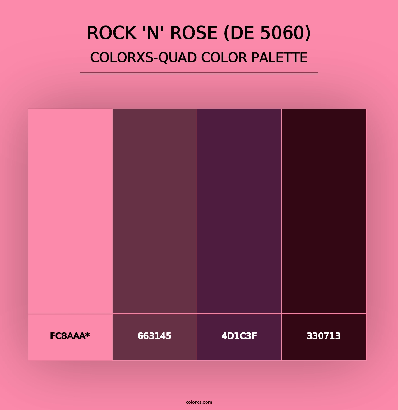 Rock 'n' Rose (DE 5060) - Colorxs Quad Palette