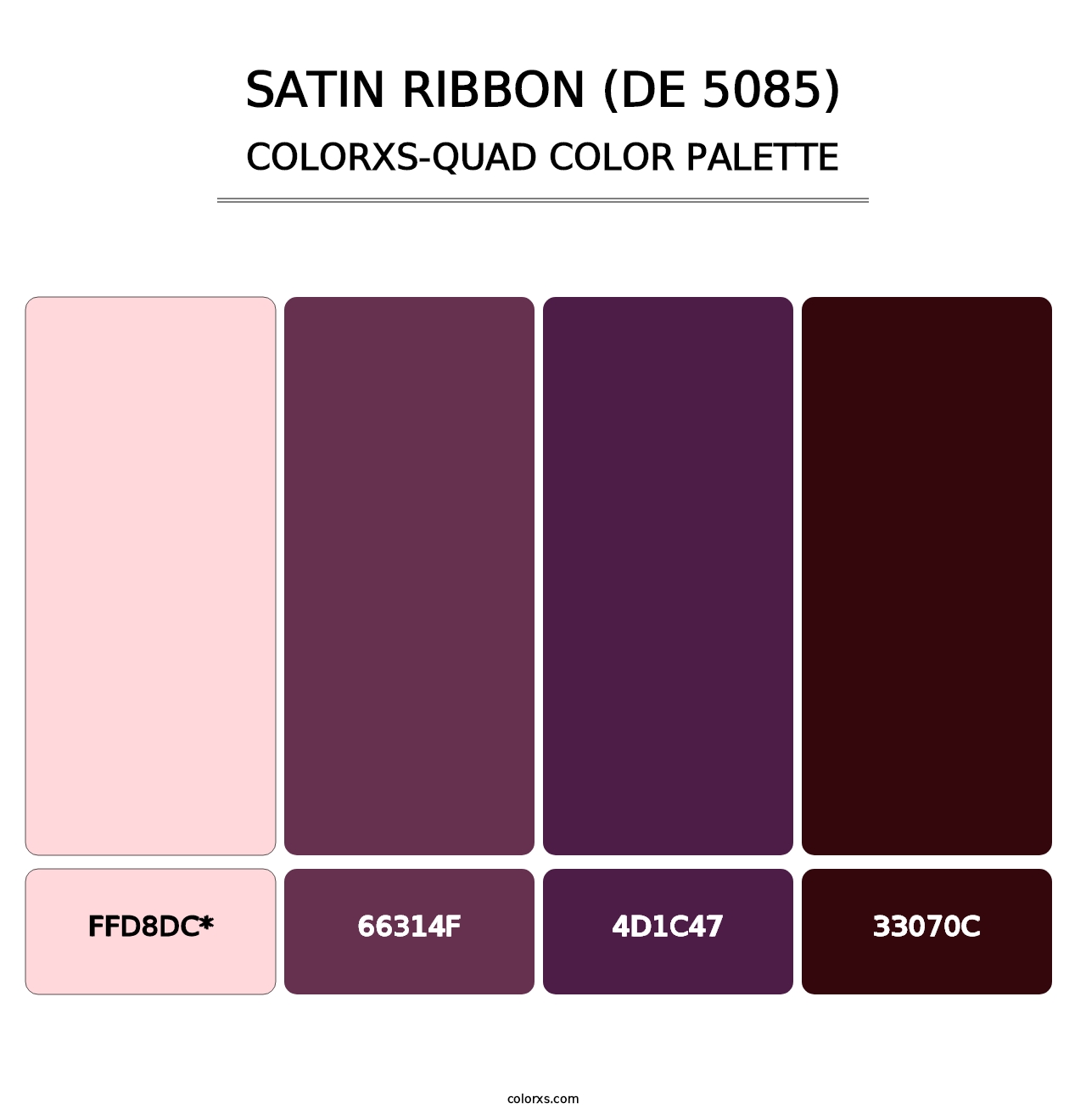 Satin Ribbon (DE 5085) - Colorxs Quad Palette