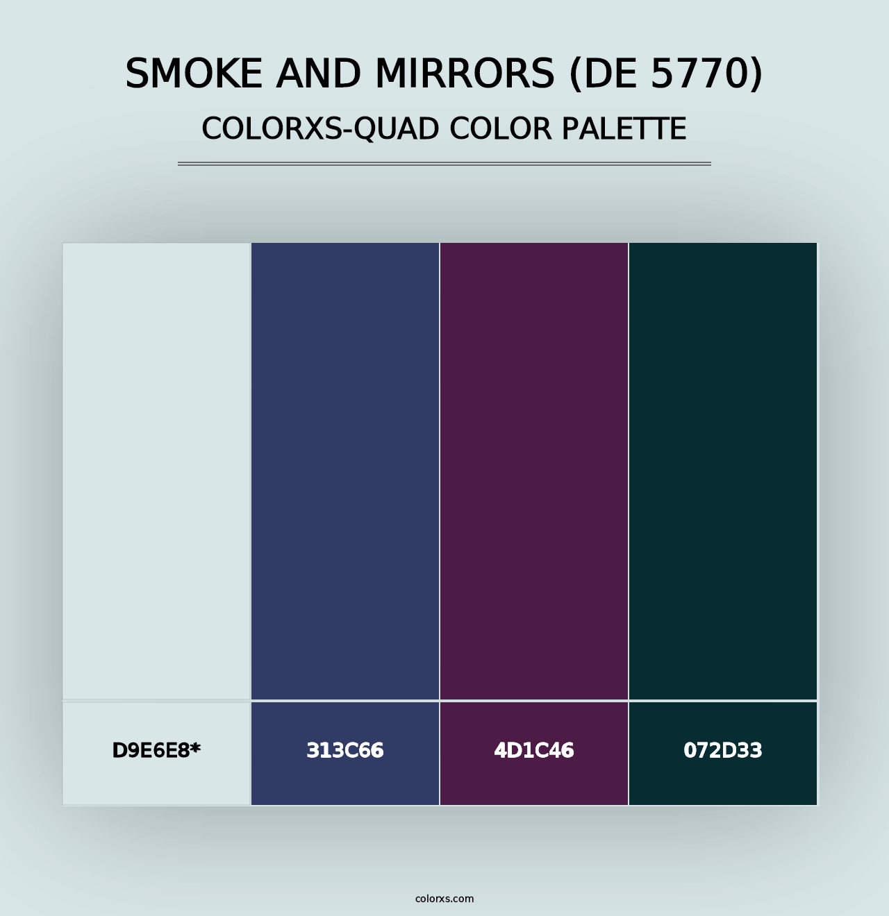 Smoke and Mirrors (DE 5770) - Colorxs Quad Palette