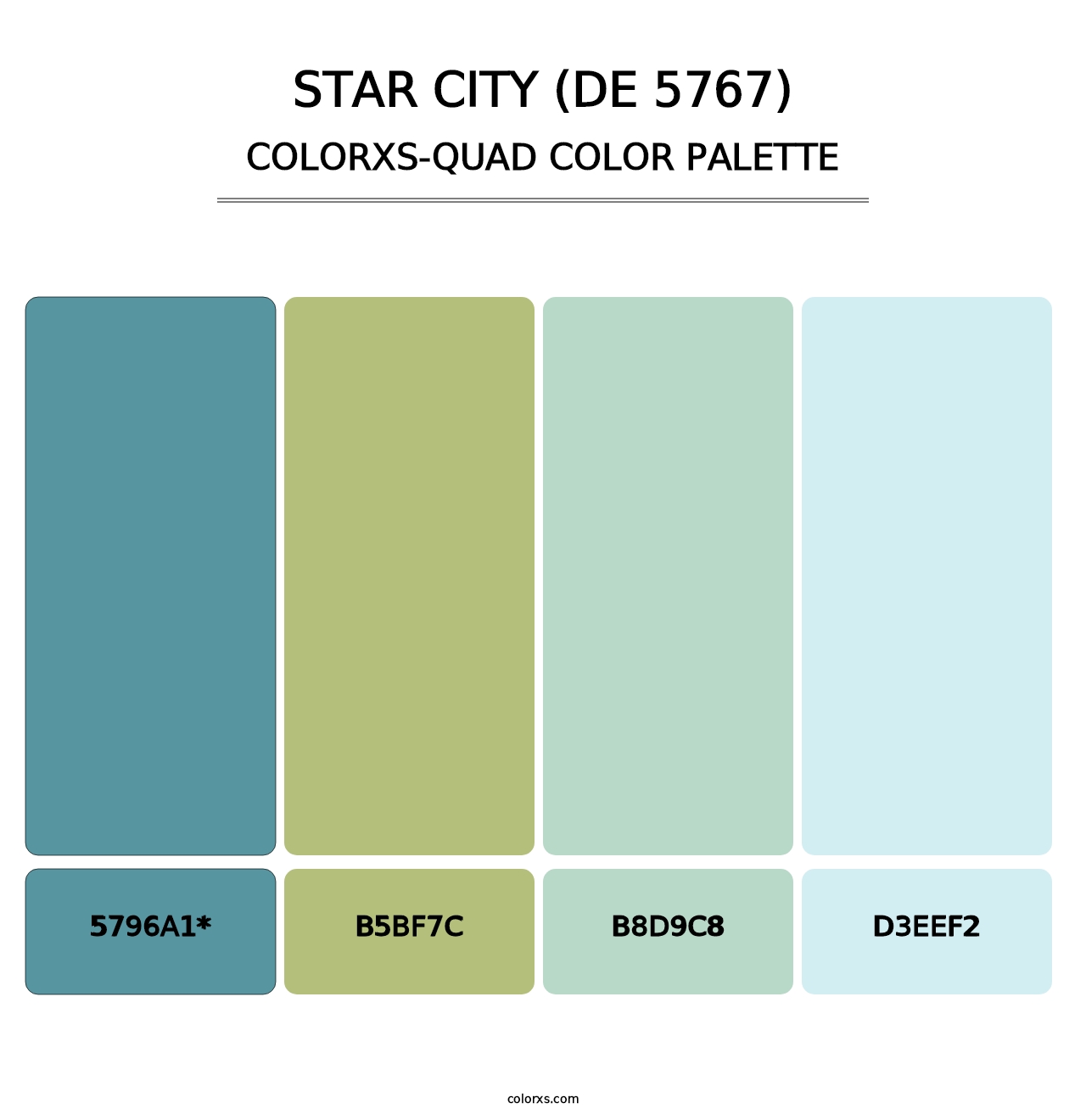 Star City (DE 5767) - Colorxs Quad Palette