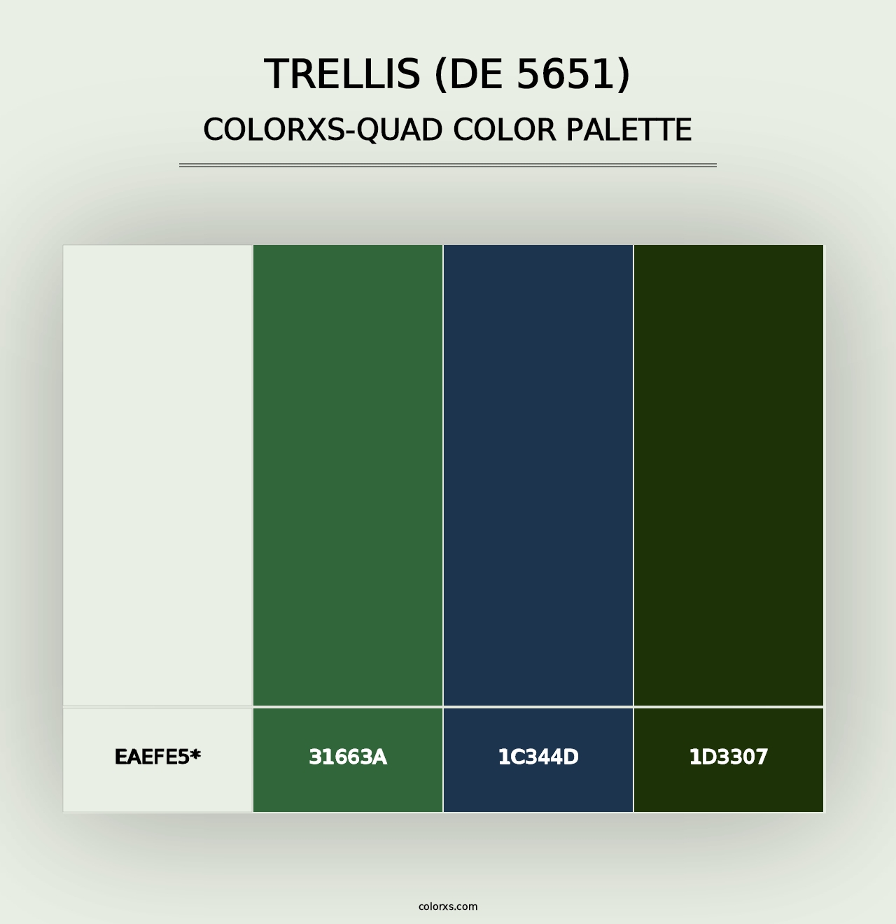 Trellis (DE 5651) - Colorxs Quad Palette