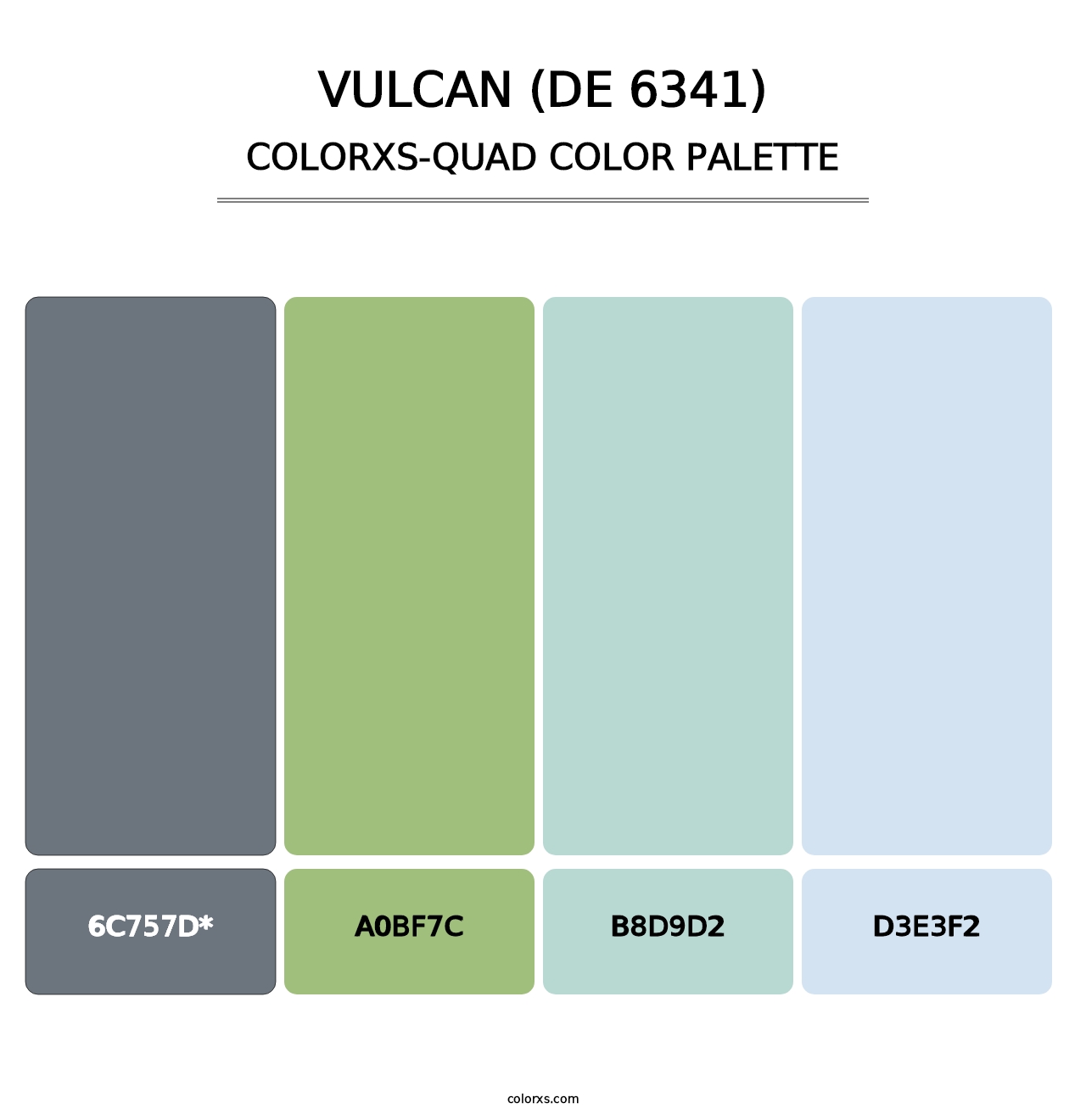 Vulcan (DE 6341) - Colorxs Quad Palette