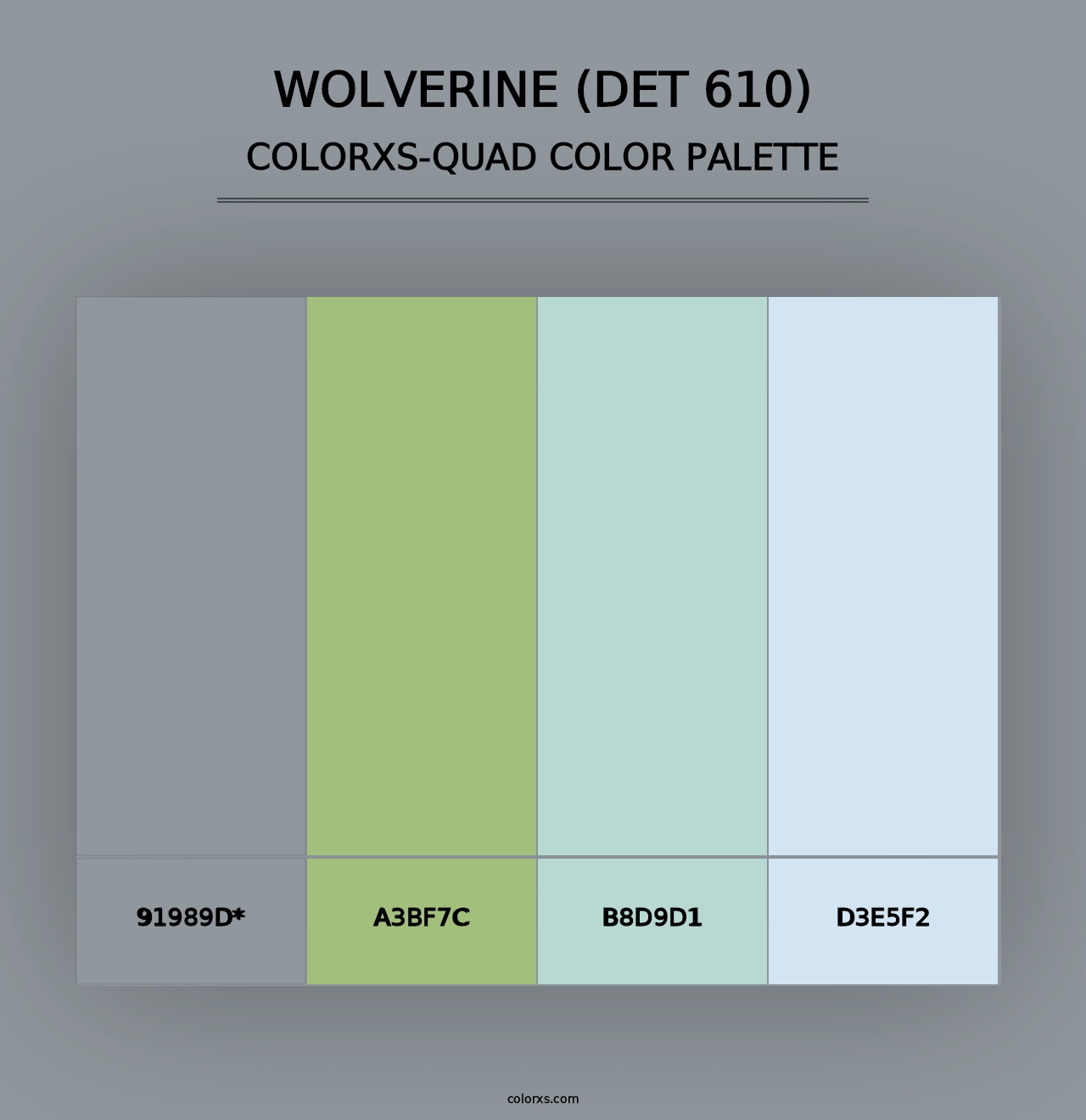 Wolverine (DET 610) - Colorxs Quad Palette