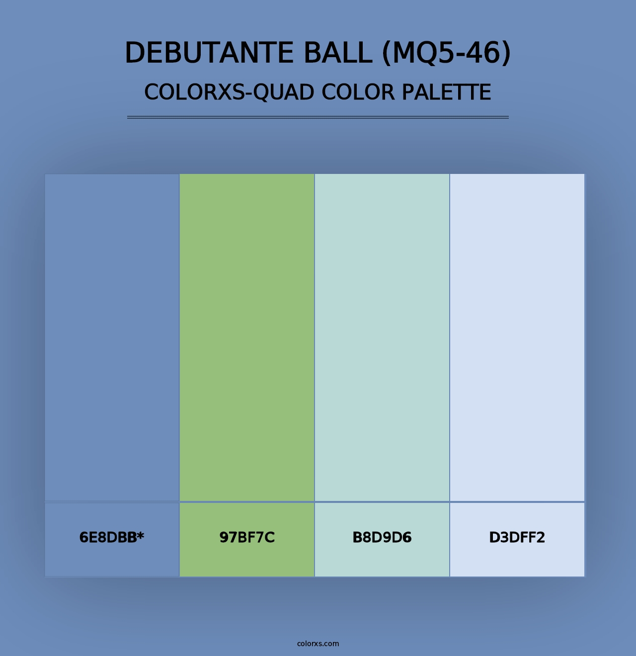 Debutante Ball (MQ5-46) - Colorxs Quad Palette