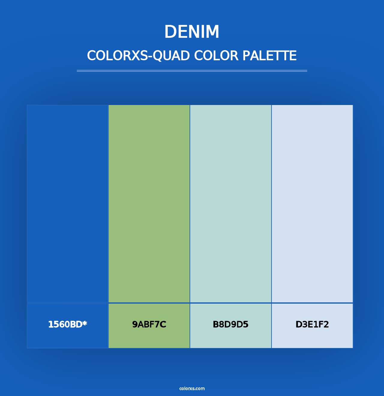 Denim - Colorxs Quad Palette