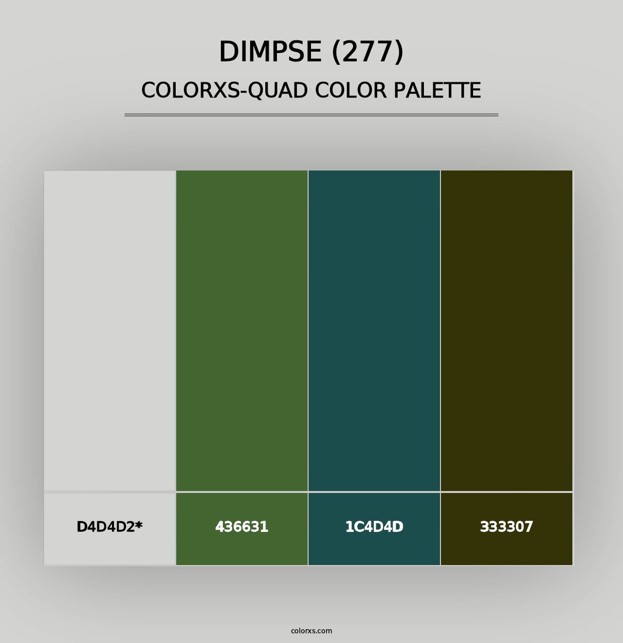 Dimpse (277) - Colorxs Quad Palette